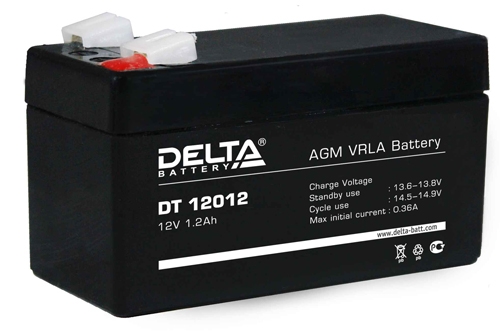 Аккумулятор Pb DELTA 12V 1200 mAh DT 12012