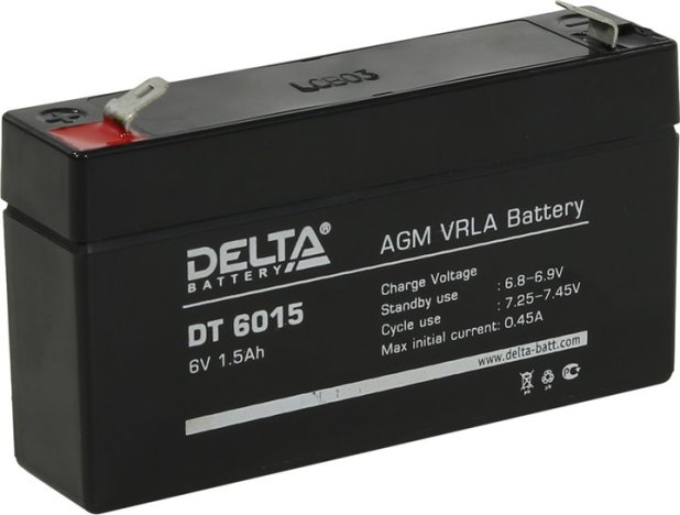 Аккумулятор Pb DELTA 6V 1500 mAh DT 6015