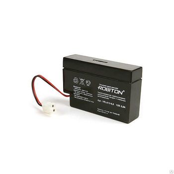 Аккумулятор Pb ROBITON VRLA 12V 800 mAh с проводом