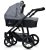 Детская коляска 2 в 1 Soft Denim Grey (на черном шасси)