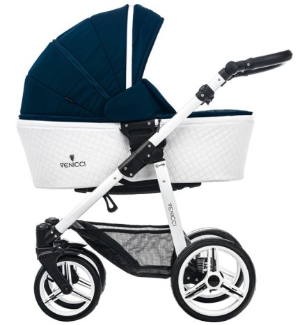Детская коляска 2 в 1 Venicci Pure Storm Blue