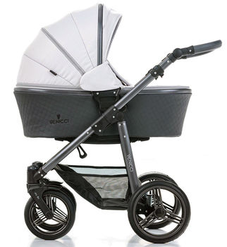 Детская коляска 2 в 1 Venicci Carbo Lux Light Grey