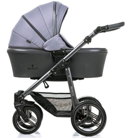 Детская коляска 2 в 1 Venicci Carbo Lux Natural Grey