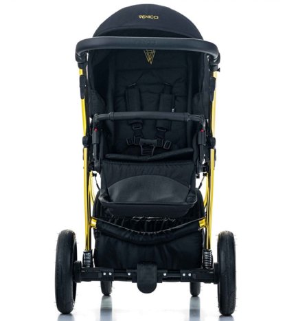 Детская коляска 2 в 1 Venicci Gold Black