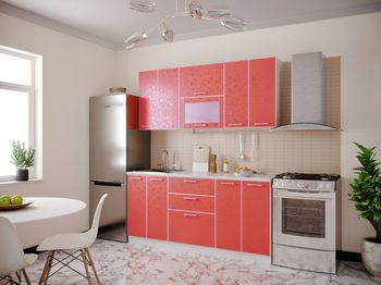 Кухня Магнолия Коралл 1800