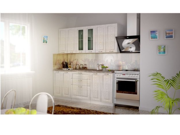 Кухня Патина золото 1800