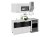 Кухонный гарнитур Фэнтези Белый универс, Лайнс 1,2м