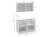 Кухонный гарнитур Фэнтези Белый универс, Лайнс 1,2м