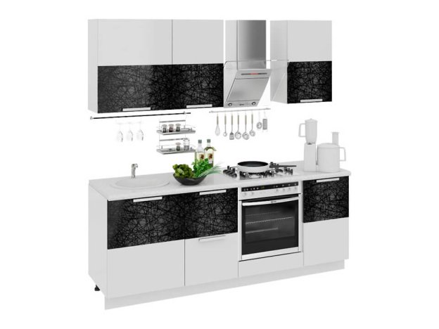 Кухонный гарнитур Фэнтези Лайнс 2,1м