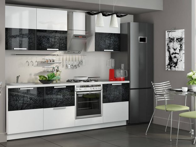 Кухонный гарнитур Фэнтези Лайнс 2,4м