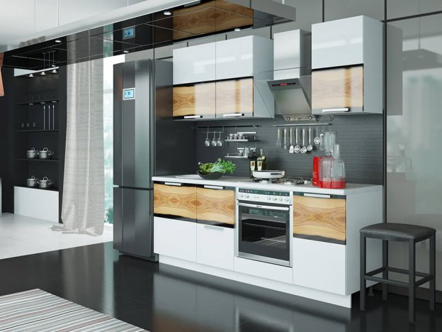 Кухонный гарнитур Фэнтези Вуд 2,1м