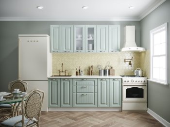 Кухонный гарнитур Кантри 1800 Фисташка