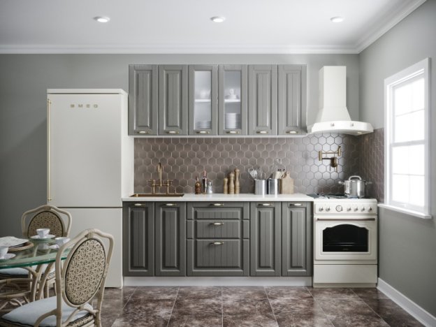 Кухонный гарнитур Кантри 1800 Трюфель