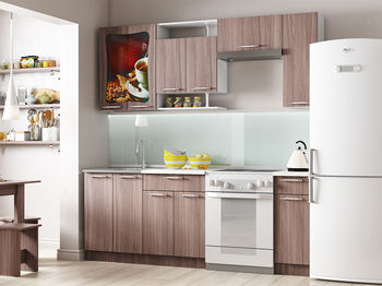 Кухонный гарнитур Легенда 8 1500 Ясень шимо темный